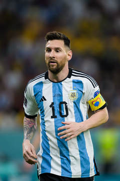 Lionel Messi of Argentina