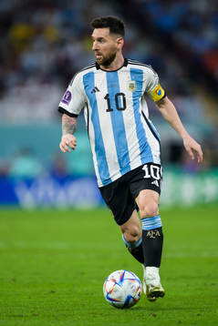 Lionel Messi of Argentina