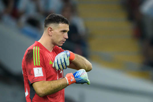 Goalkeeper Emiliano Martinez of Argentina