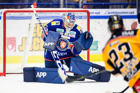Växjös målvakt Emil Larmi