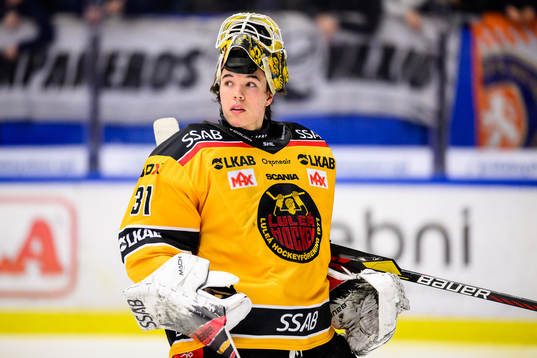 Luleås målvakt Matteus Ward