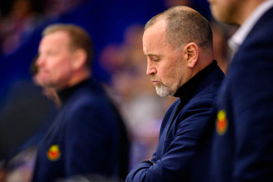 Luleås tränare Thomas Berglund deppar