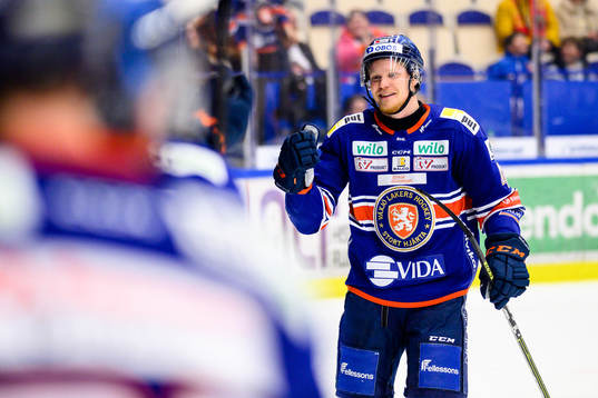 Växjös Ludvig Nilsson jublar