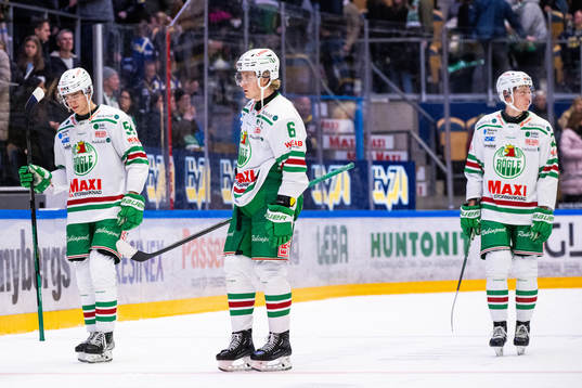 Rögles William Wallinder, Tony Sund och Anton Bengtsson