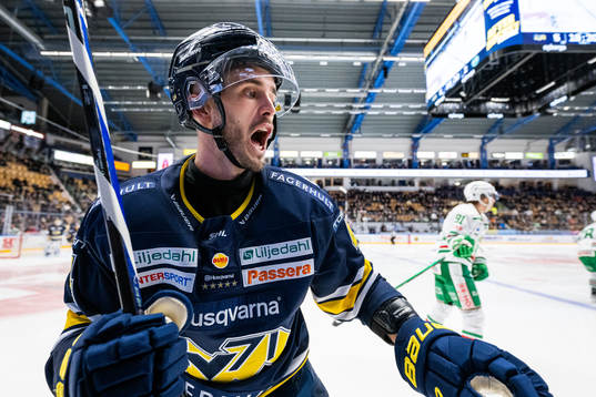 HV71s Niklas Hjalmarsson reagerar