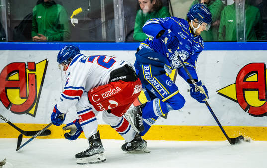 Oskarshamns Lukas Pilö och Leksands Jesper Kandergård