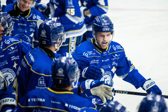 Leksands Jesper Kandergård jublar