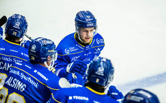 Leksands Jesper Kandergård jublar