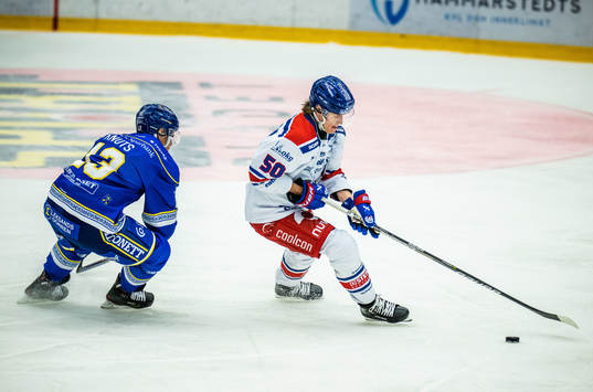 Leksands Jon Knuts och Oskarshamns Juuso Riikola