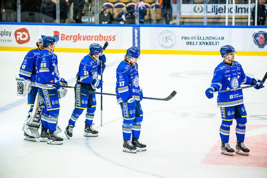 Leksands spelare deppar