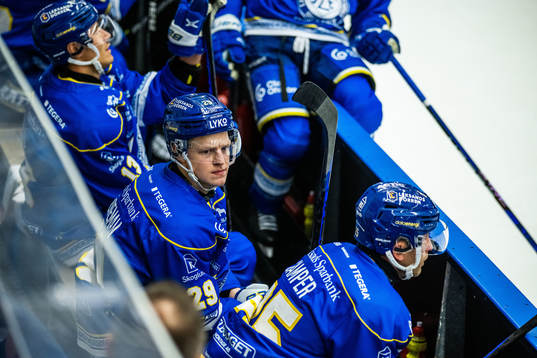 Leksands Emil Heineman och Carter Camper deppar