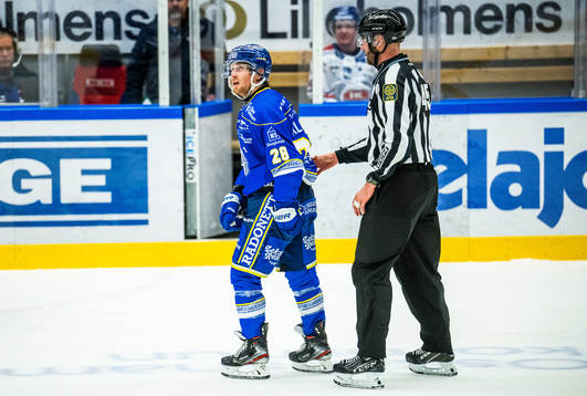 Leksands Justin Glenn Kloos blir utvisad