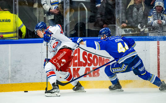Oskarshamns Lukas Pilö och Leksands Carter Ashton