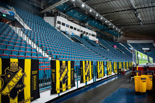 Interiör vy över Hovet