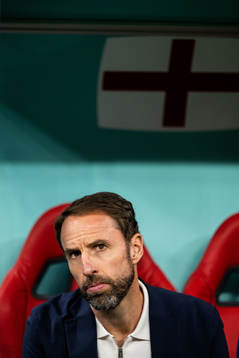 Head coach Gareth Southgate of England