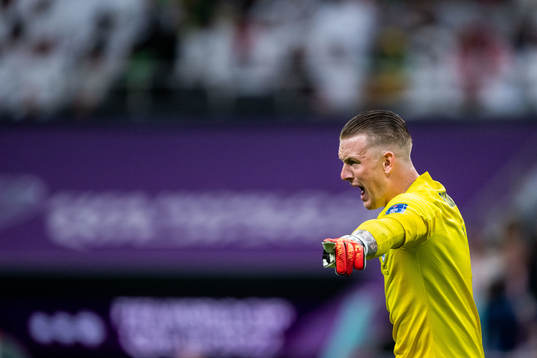 Goalkeeper Jordan Pickford of England