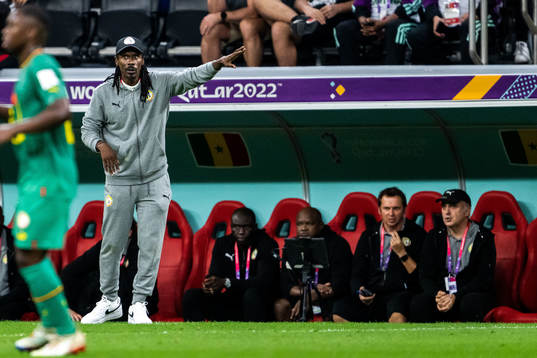 Head coach Aliou Cisse of Senegal