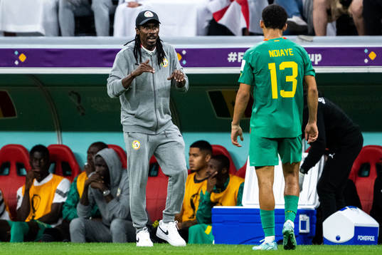 Head coach Aliou Cisse of Senegal