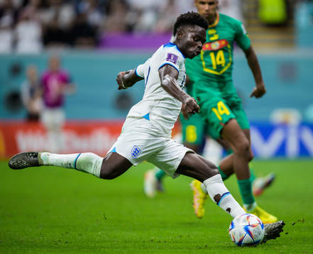 Bukayo Saka of England
