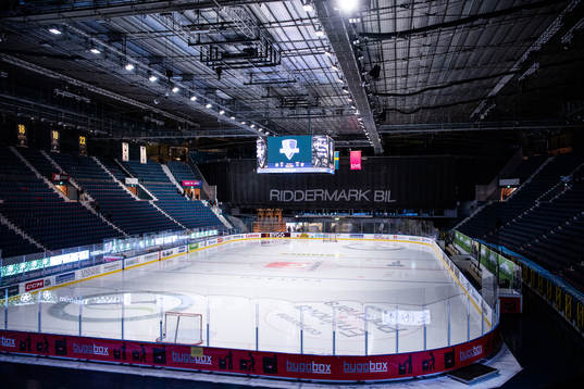 Interiör vy över Hovet
