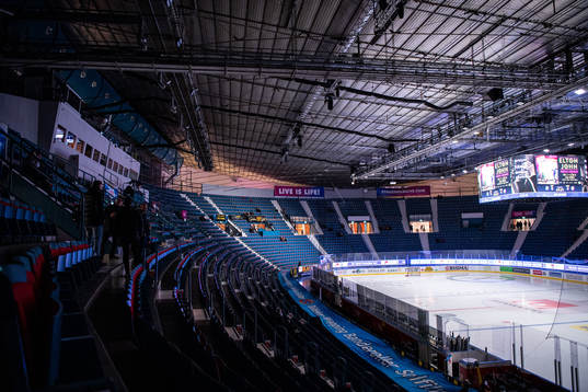 Interiör vy över Hovet