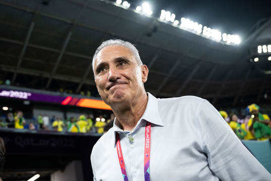 Head coach Tite of Brazil