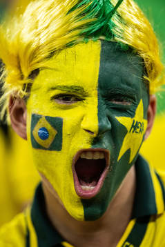 A fan of Brazil