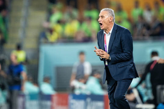 Head coach Tite of Brazil