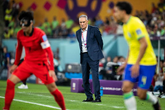 Head coach Tite of Brazil