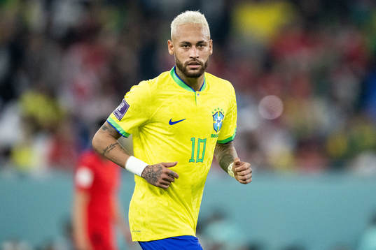Neymar of Brazil