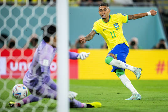 Raphinha of Brazil