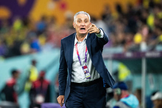 Head coach Tite of Brazil