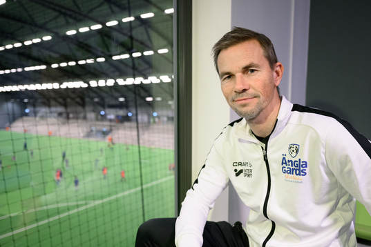 Niclas Alexandersson, tränare på Änglagårdsskolan