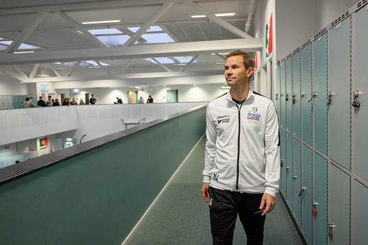 Niclas Alexandersson, tränare på Änglagårdsskolan