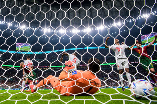 during the FIFA World Cup 2022 round of 16 football match