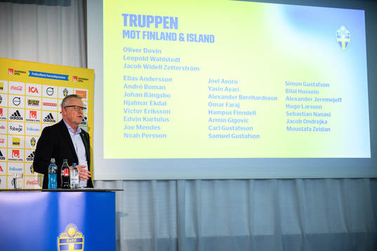 Janne Andersson, head coach of Sweden’s national football