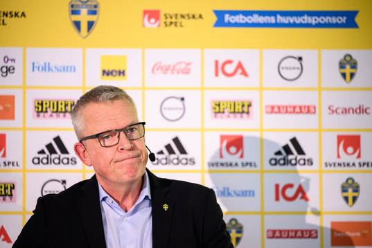 Janne Andersson, head coach of Sweden’s national football