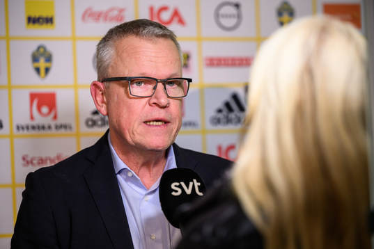 Janne Andersson, head coach of Sweden’s national football