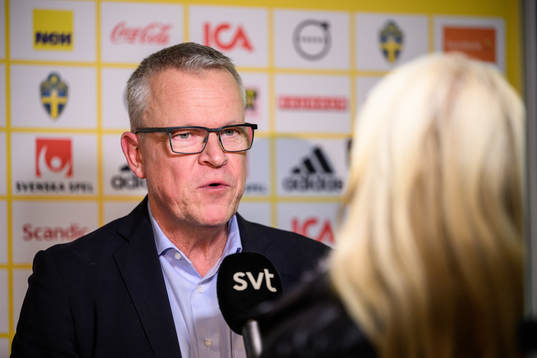 Janne Andersson, head coach of Sweden’s national football
