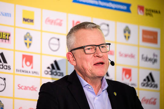 Janne Andersson, head coach of the Swedish national