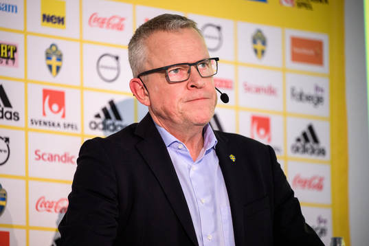 Janne Andersson, head coach of the Swedish national