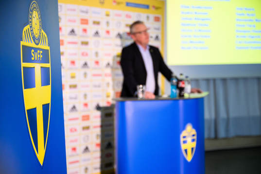 Janne Andersson, head coach of the Swedish national