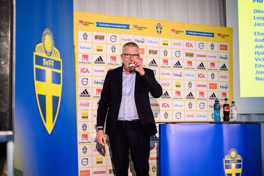 Janne Andersson, head coach of the Swedish national