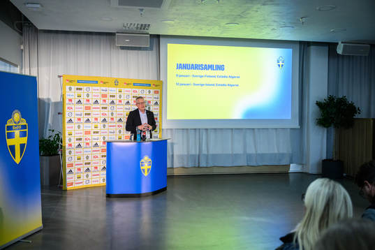 Janne Andersson, head coach of the Swedish national