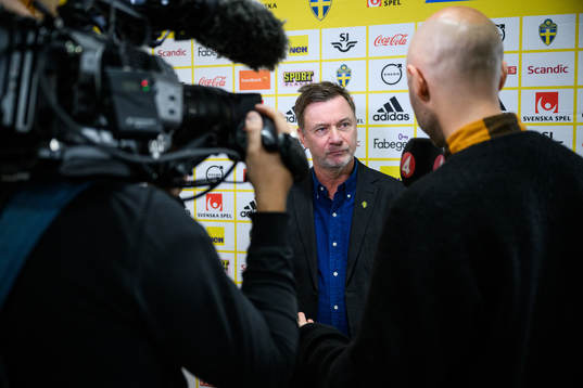 Peter Gerhardsson, head coach of the Swedish women’s