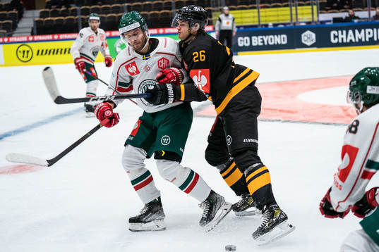 Frölundas Filip Hasa och Skellefteås Simon Robertsson