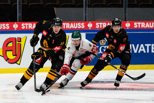 Skellefteås Joakim Lindström och Frölundas Filip Hasa