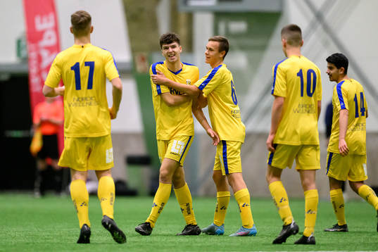 IFK Göteborgs Lion Beqiri jublar