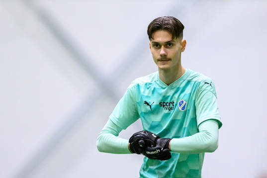 Halmstads målvakt Noa Pastuhovic