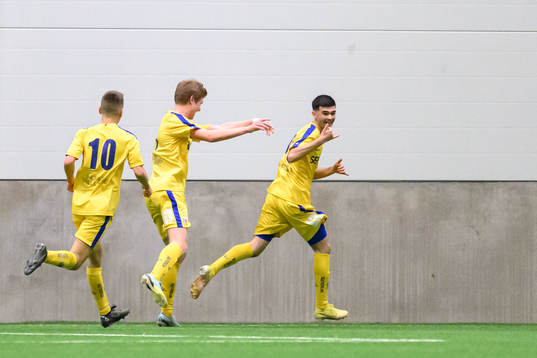IFK Göteborgs Melvin Koliqi jublar